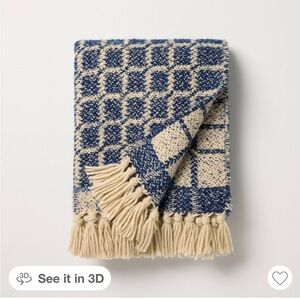 💙 Cozy Blue Grid Throw Blanket 💙
by Hearth & Hand™ with Magnolia